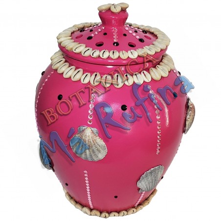 Decorated Clay Jar for Nana Buruku